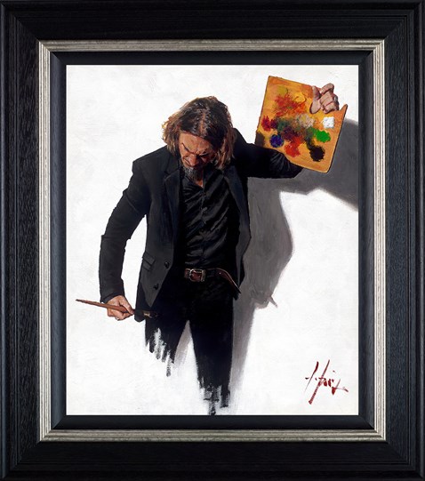 Neo-Emotionalism The New Era by Fabian Perez - Framed Embelished Canvas on Board